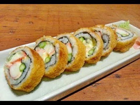 Salmon Maki Fried Roll