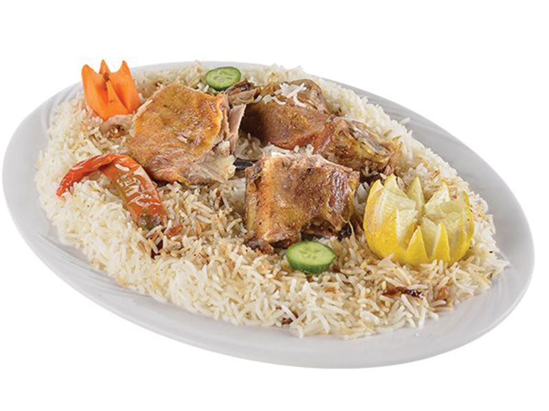 1/8 teis mandi with basmati rice