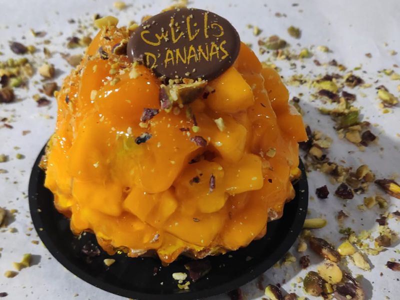 Mango Gateau Tart