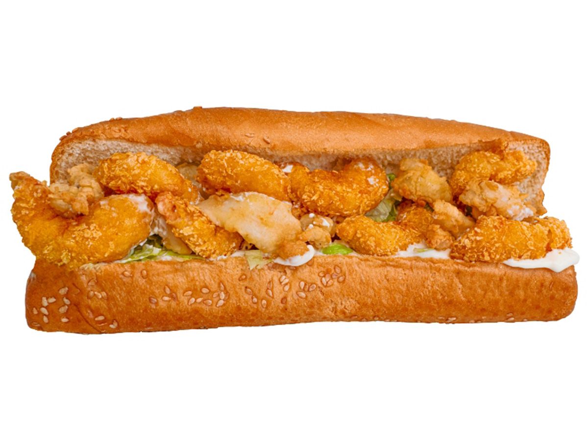 fire shrimp sandwich