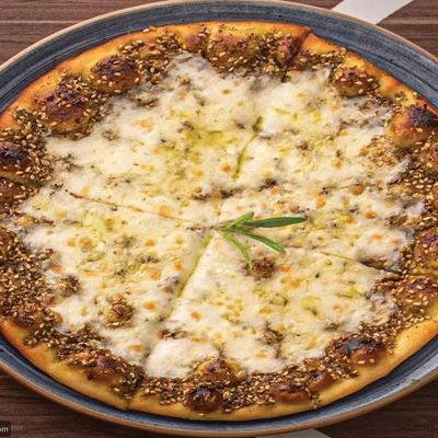 Thyme Roumi Cheese Manoushe