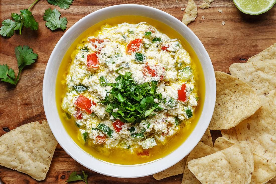 White Cheese With Tomato