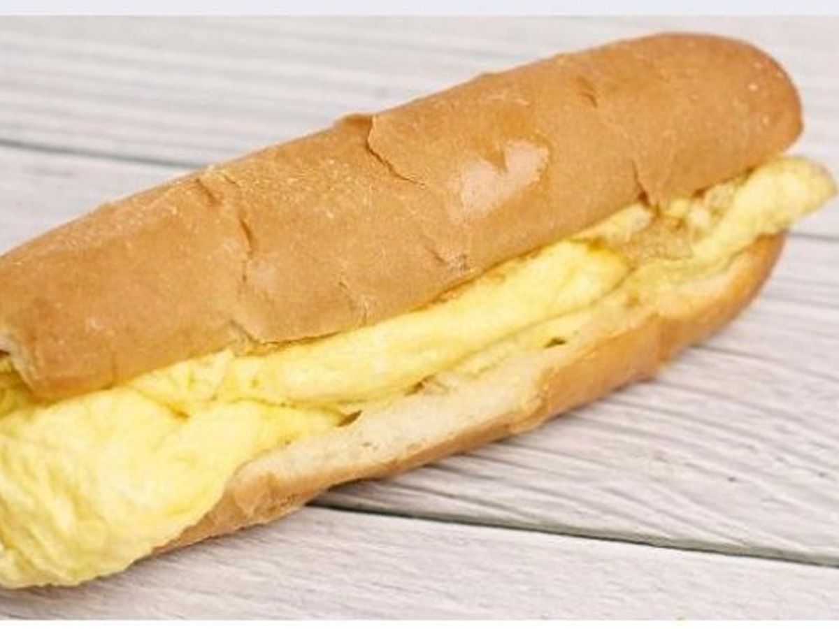 Cheese with eggs sandwich