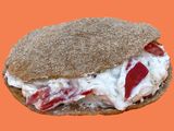 White Cheese With Tomatoes Sandwich