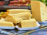 Fried roumi cheese