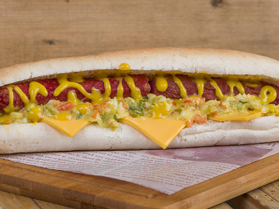 Cheese Hot Dog Sandwich