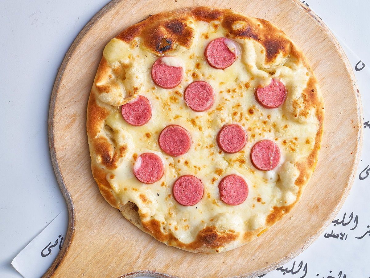 Cheese with hot dog Manoucheh