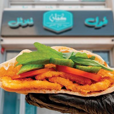 Fried cheese sandwich