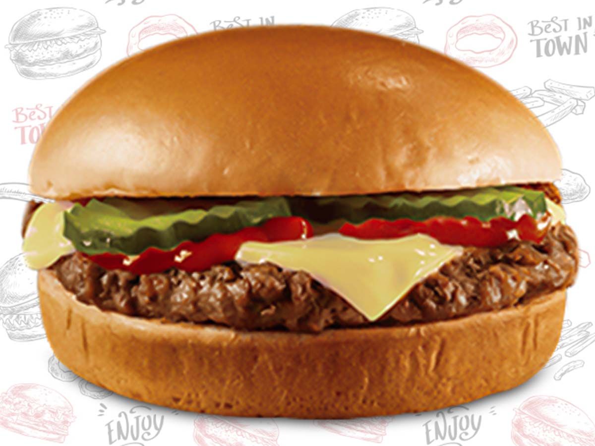 Barbecue Beef Burger Sandwich 100 Grams