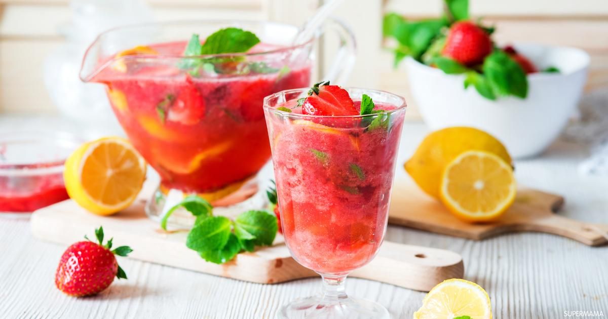 Strawberry And Lemon Granita