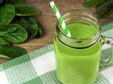 Arugula With Milk And Ice Cream Cocktail