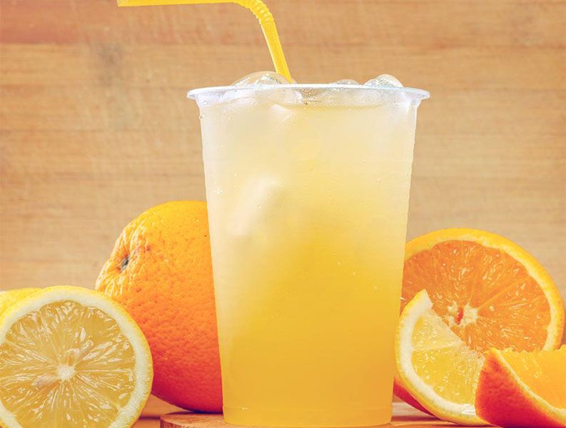 Grape With Orange And Lemon Juice