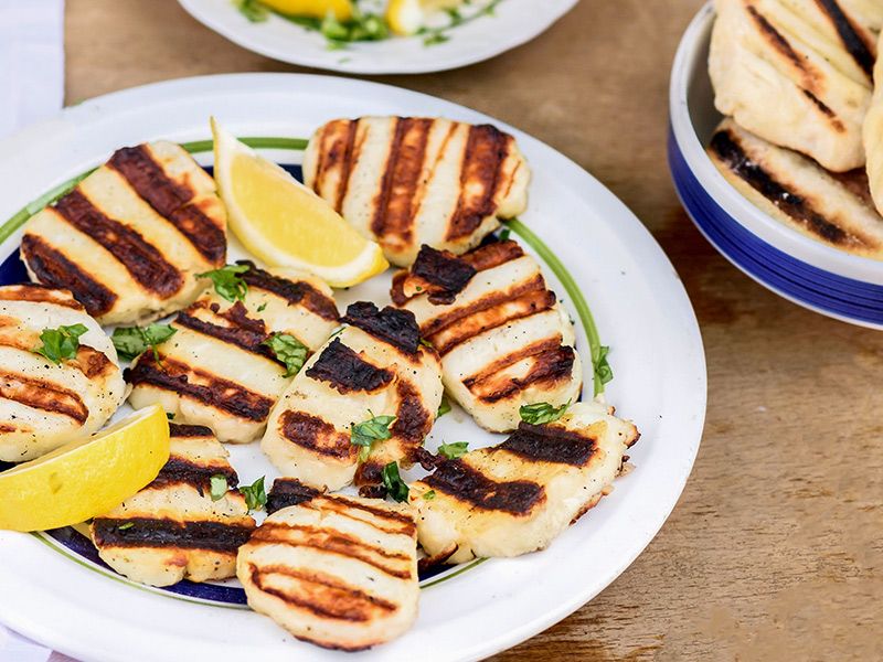 Grilled Halloumi Cheese