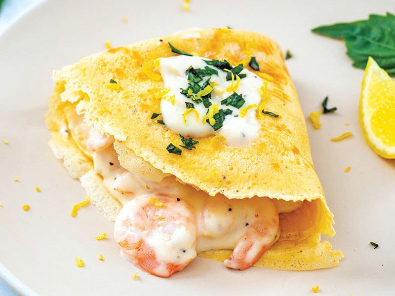 Shrimp Crepe