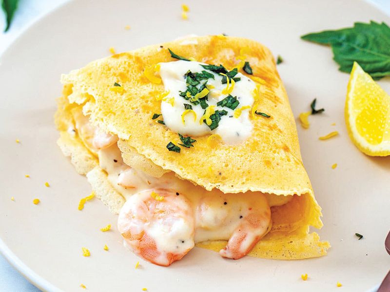 Shrimp Crepe