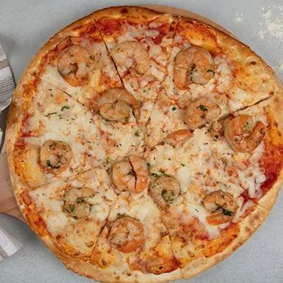 Italian Super shrimp pizza