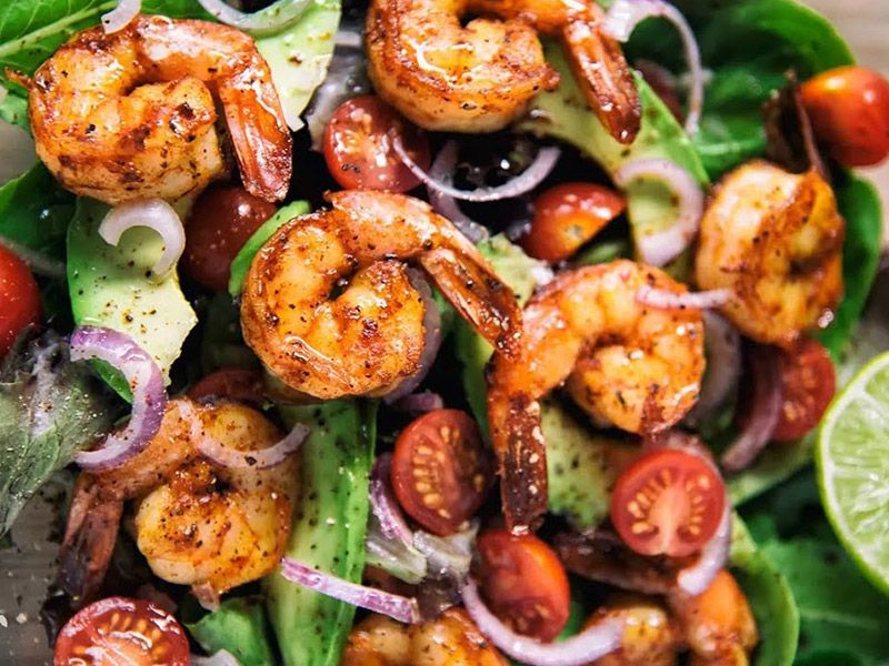 Shrimp Caesar Salad