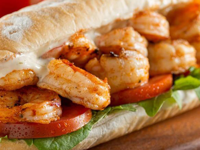 Mexican Shrimp Sandwich