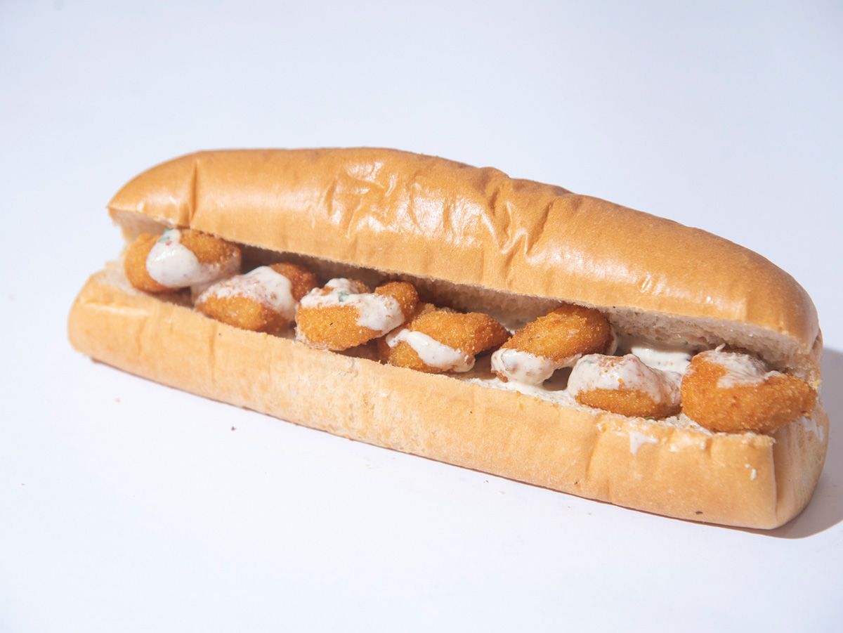 Large Pane Shrimp Sandwich
