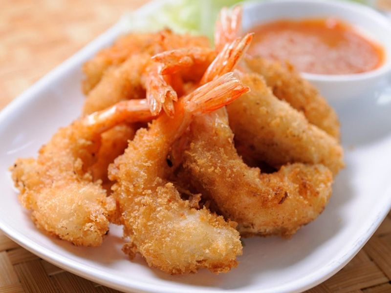 Shrimp Pane Sandwich