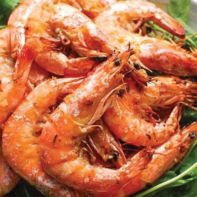 Grilled Shrimp Skewers with Shell