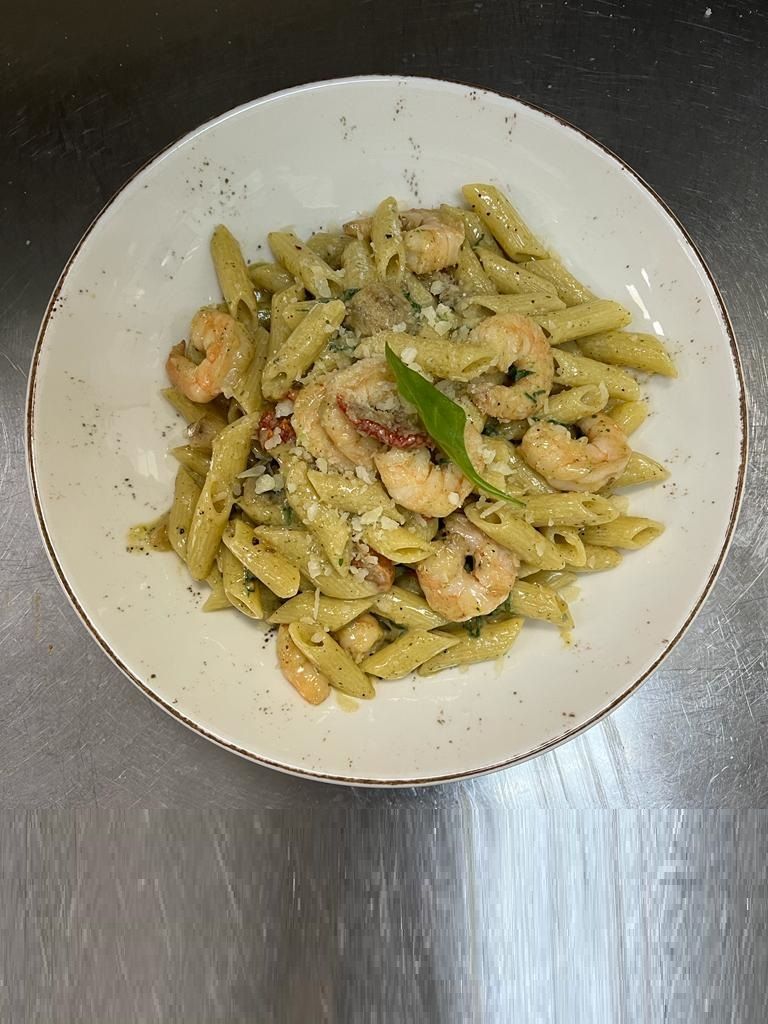 Shrimp Creamy Pesto