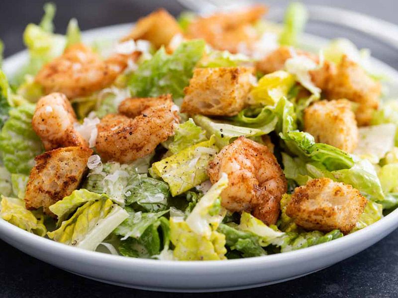 Shrimp Caesar Salad