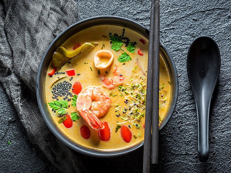 Shrimp With Curry Sauce