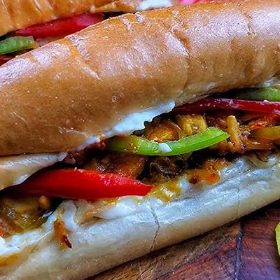 Shrimp Fajita Sandwich