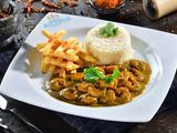Curry Shrimp Platter