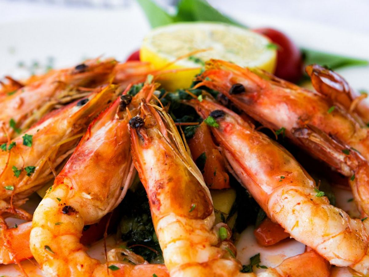 Grilled shrimp