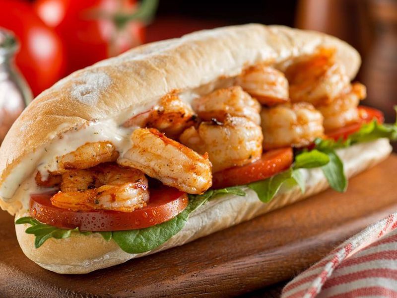Grilled Shrimp Sandwich