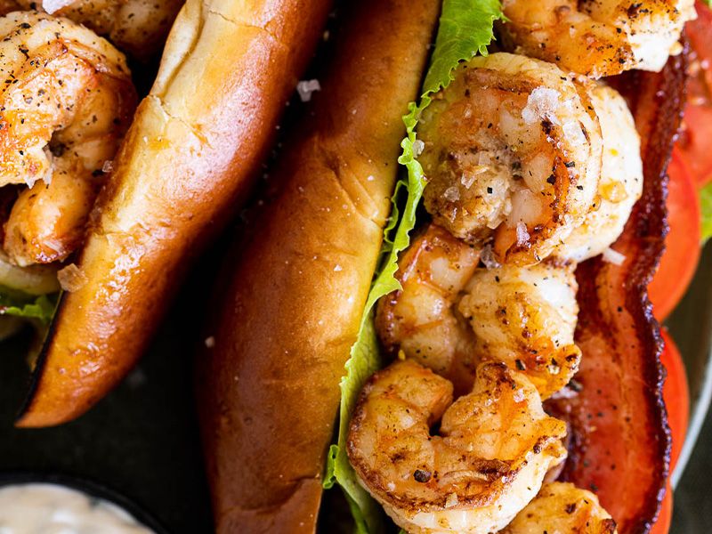 Grilled Shrimp Sandwich