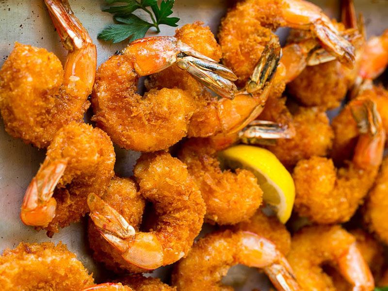 Fried Peeled Shrimp
