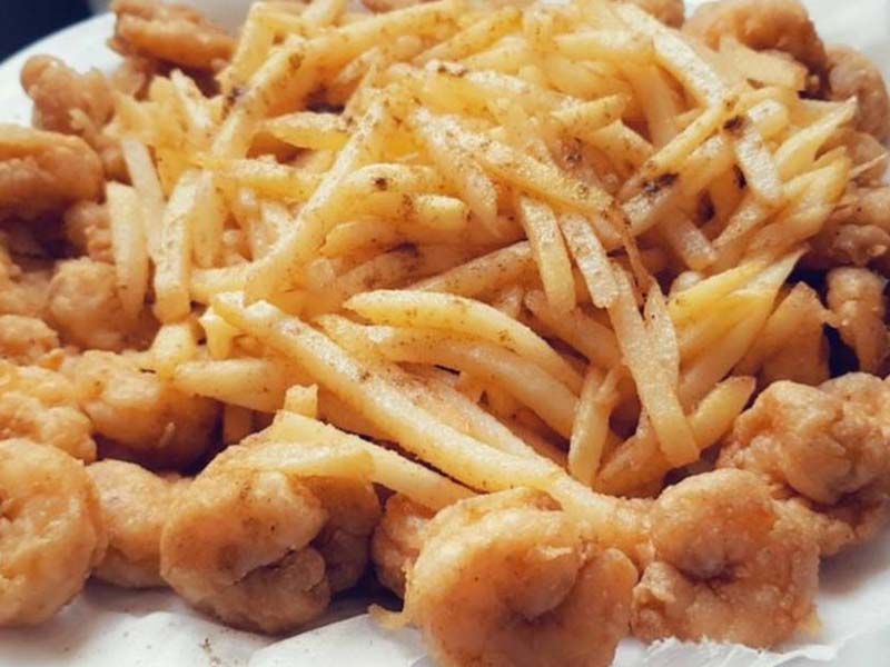 Shrimps and Chips