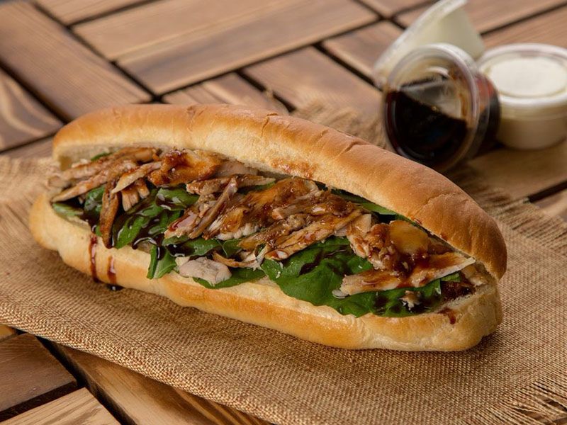 French Meat Shawerma Sandwich