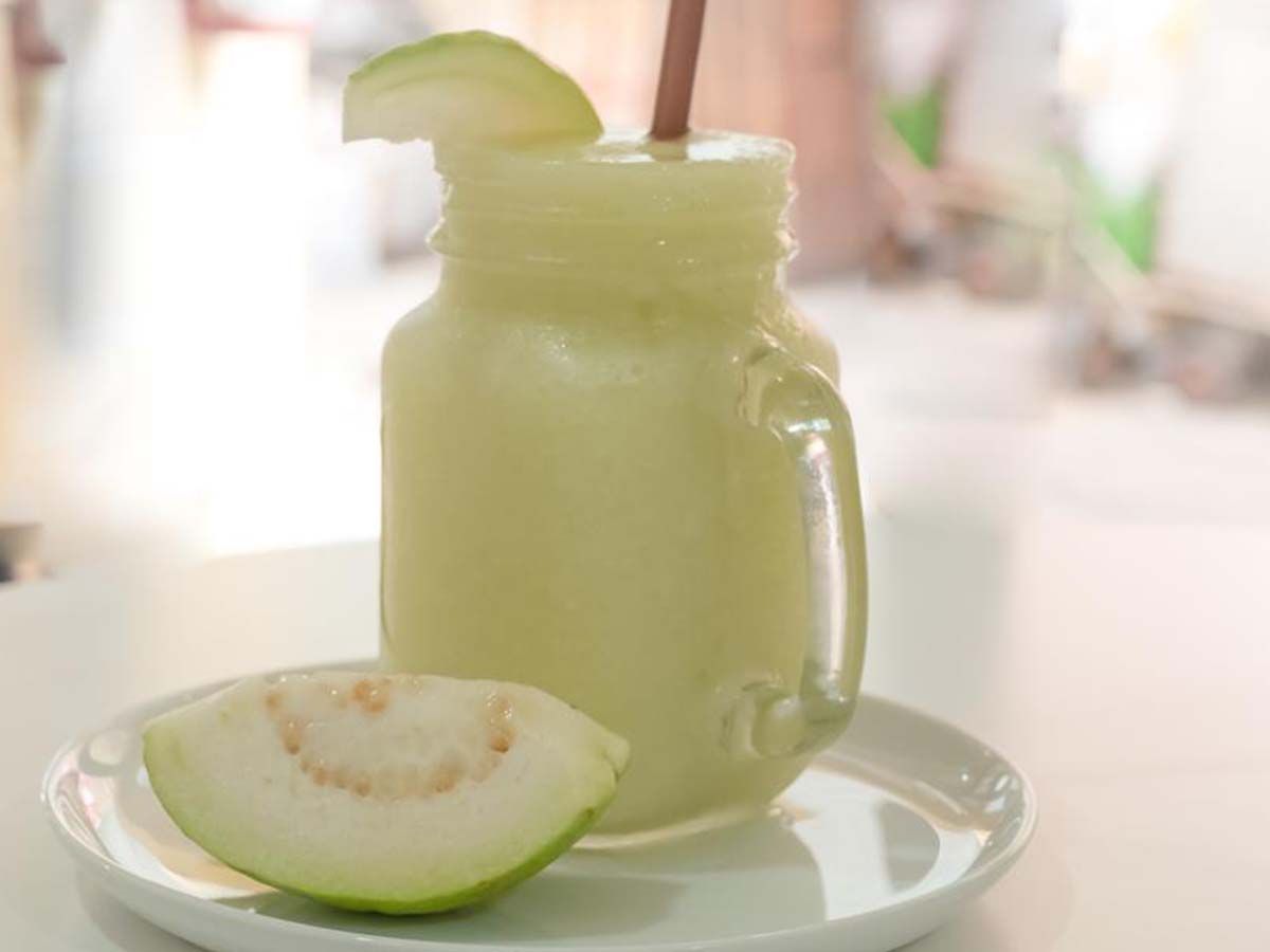 Fresh Guava Milk Juice
