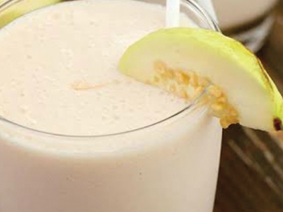 Guava juice with Milk