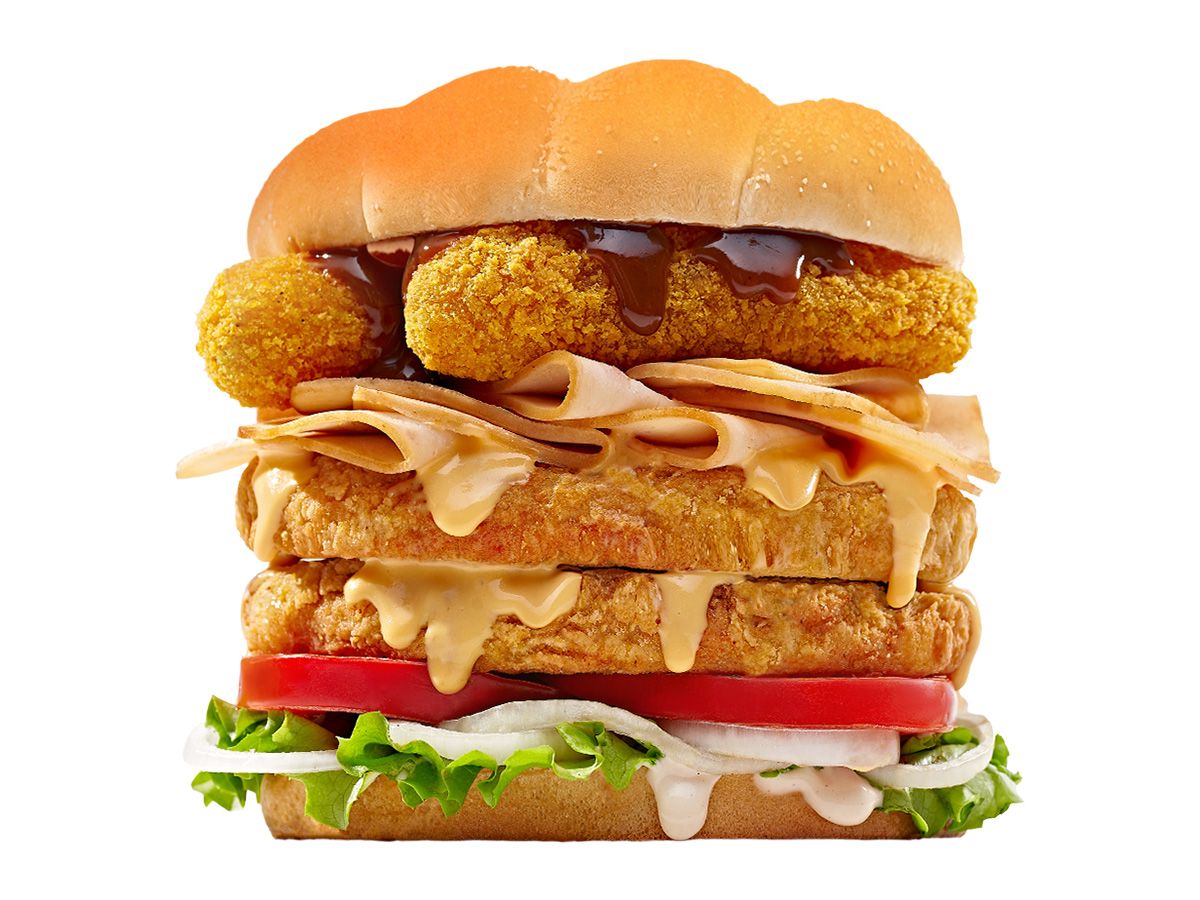 Godzilla chicken Burger
