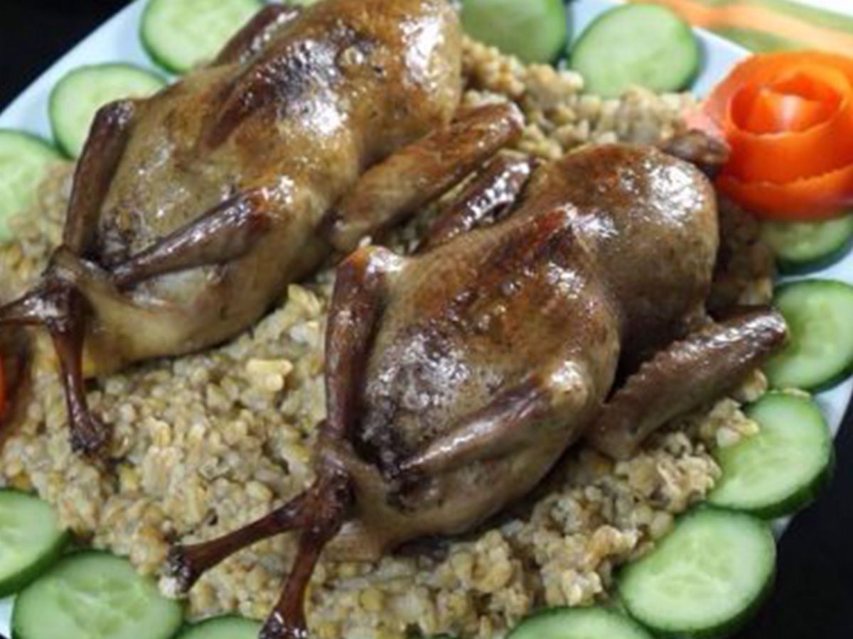 2 Grilled pigeon