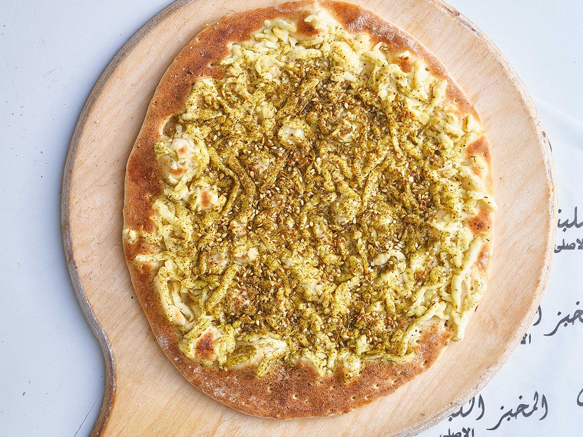 Halloumi with a Sprinkle Of Zaatar Manoucheh