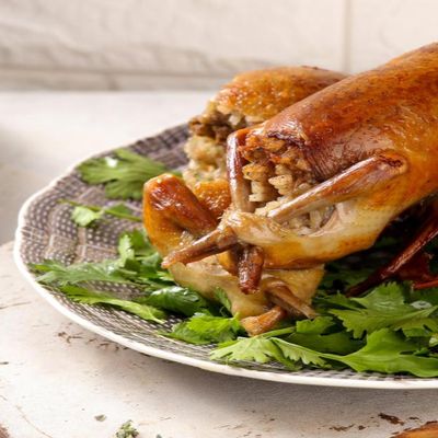 Stuffed Pigeon With Rice