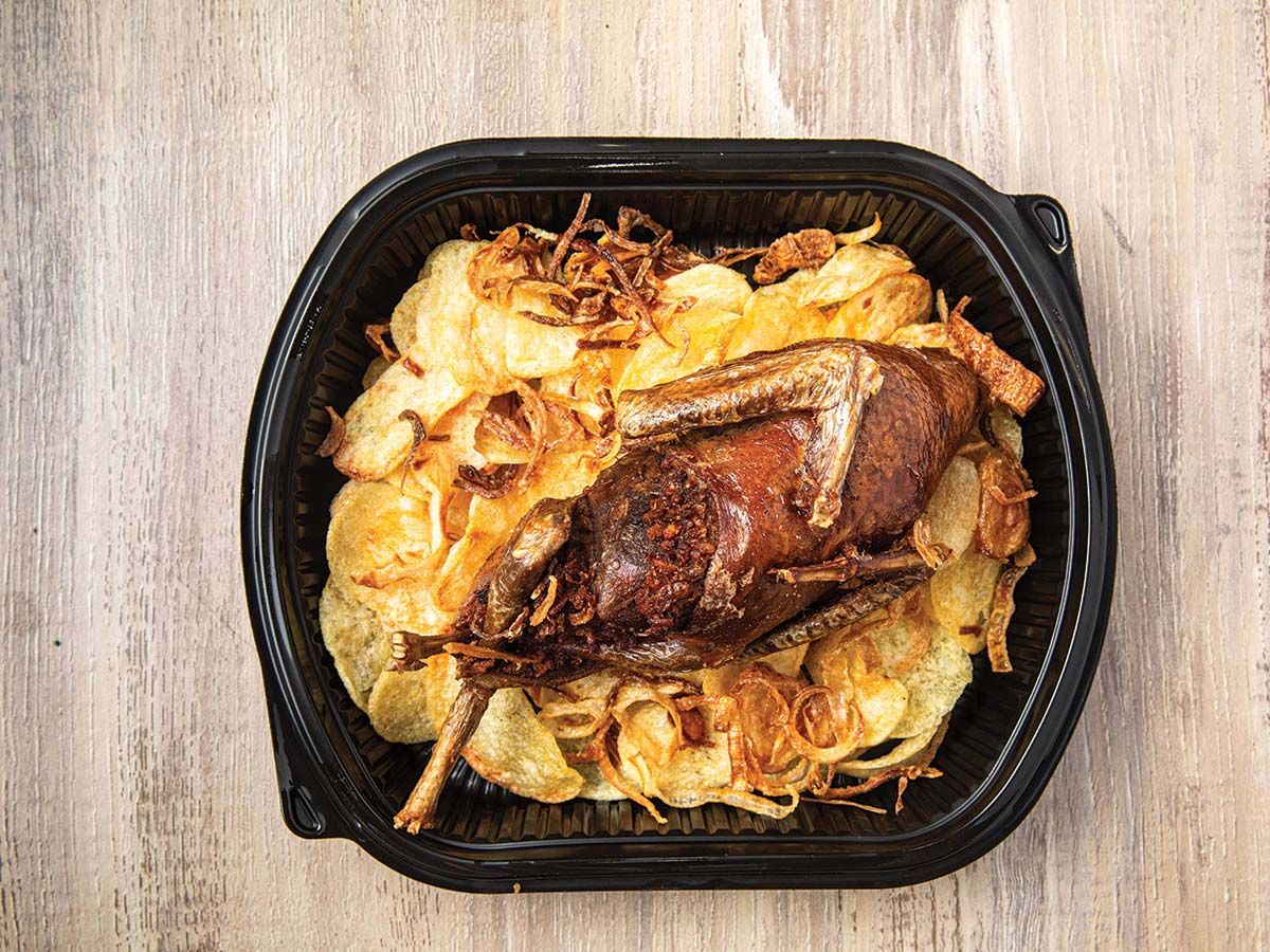 Pigeon Stuffed With Rice