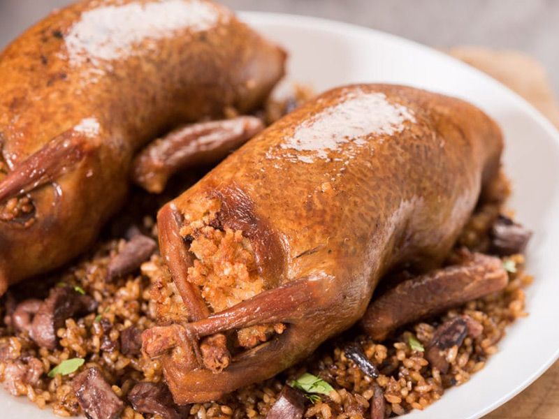 Stuffed Pigeon Meal