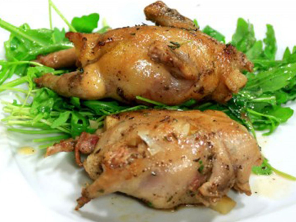 Grilled pigeon