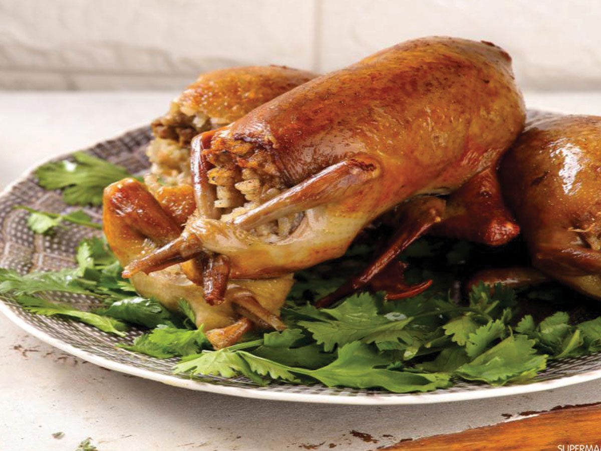 Stuffed pigeon
