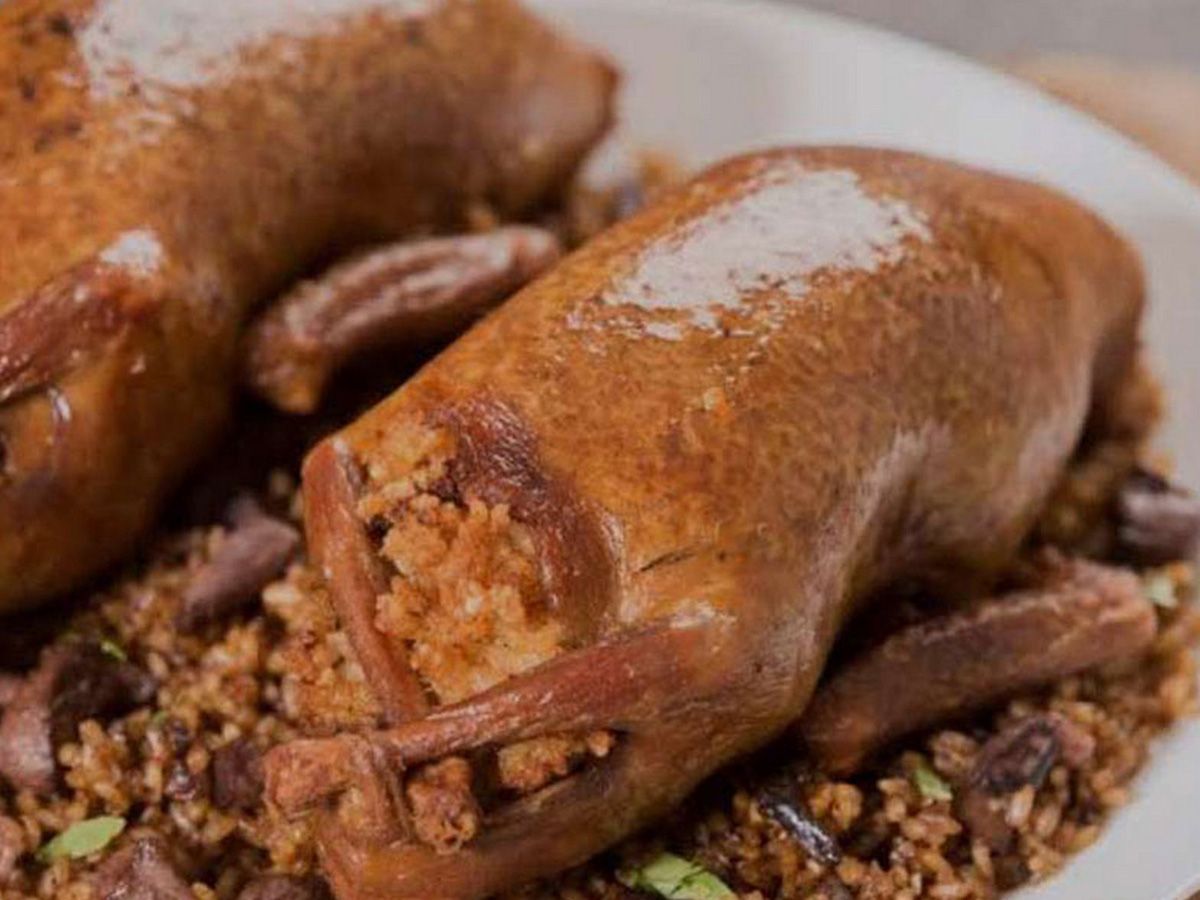 Pigeon with Grits