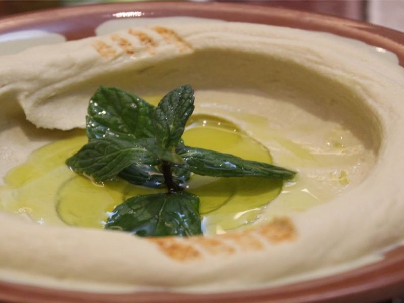 Chickpeas With Sesame Paste Salad