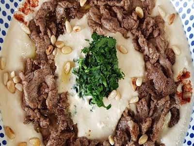 Chickpeas With Shawerma