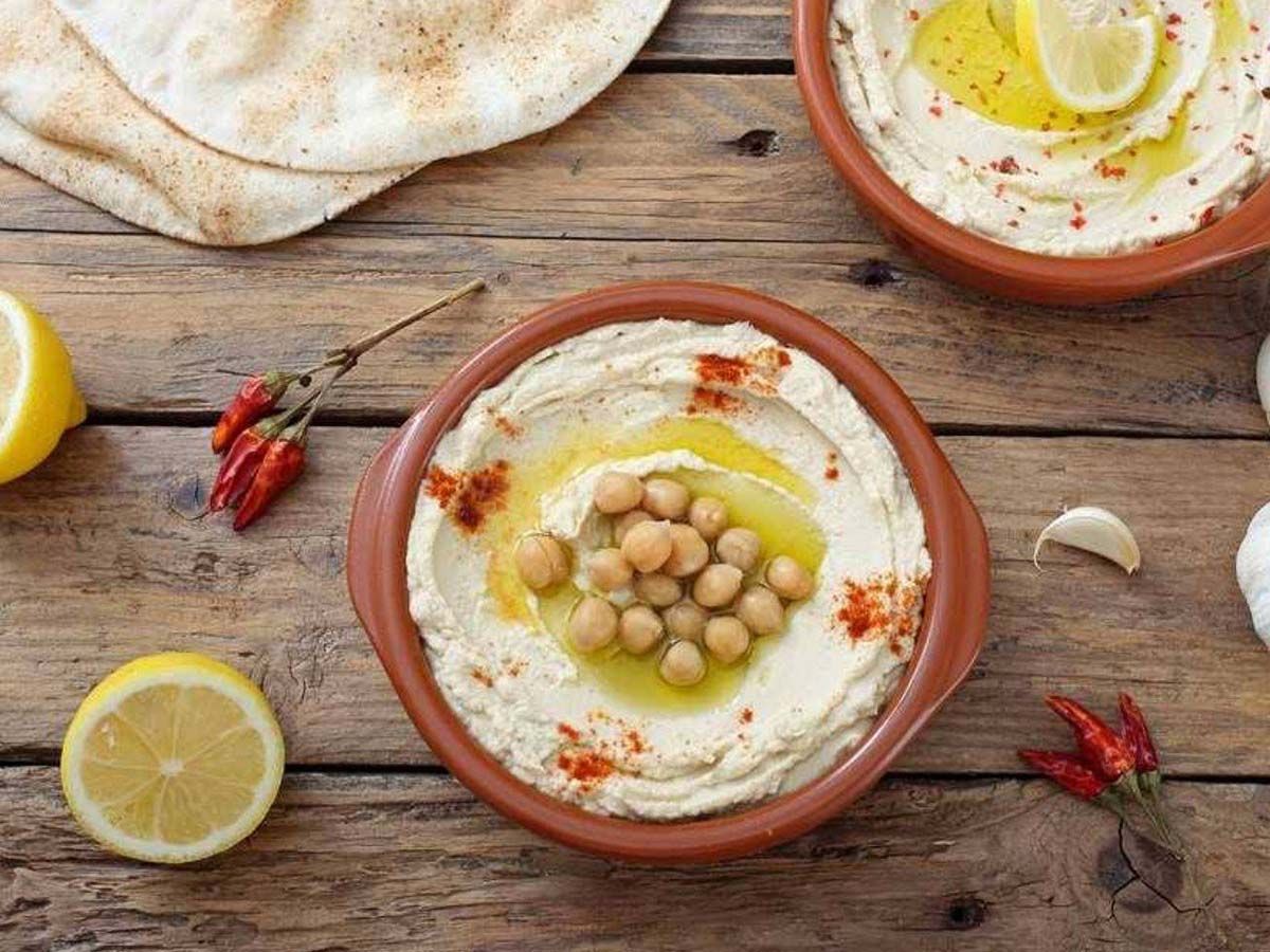 hummus with tahini